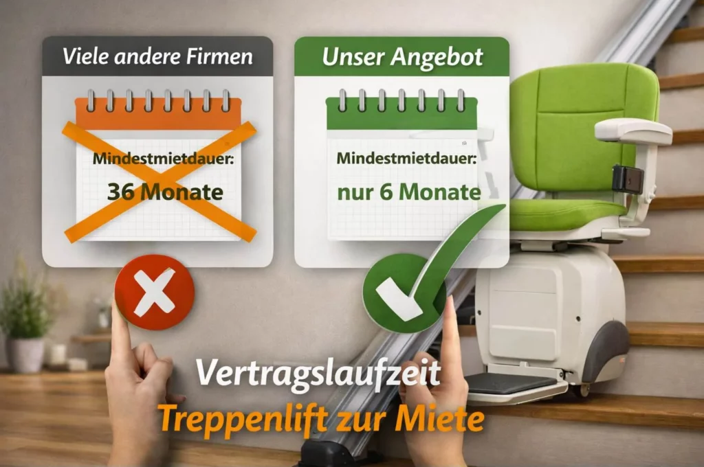 Treppenlift Miete Vertragslaufzeit Wassenberg
